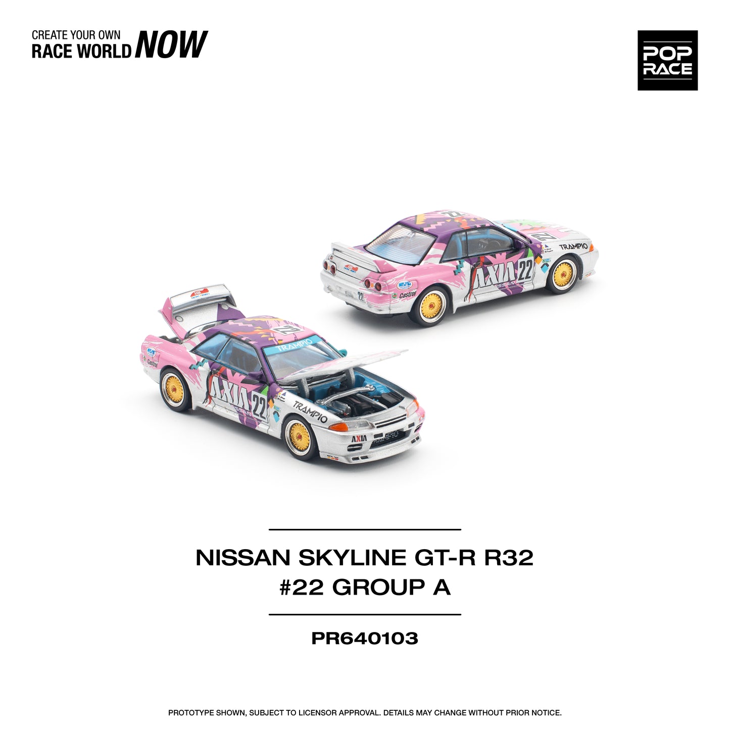 POP RACE PR64-103 Nissan Skyline GTR R32