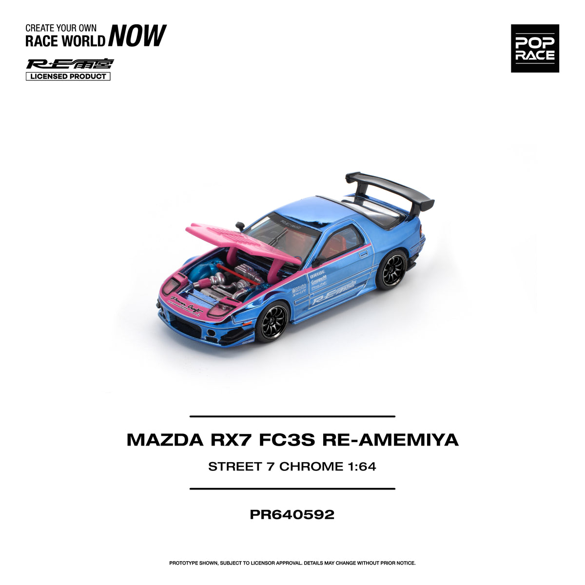 POP RACE PR64-592 MAZDA RX7 FC3S RE-AMEMIYA