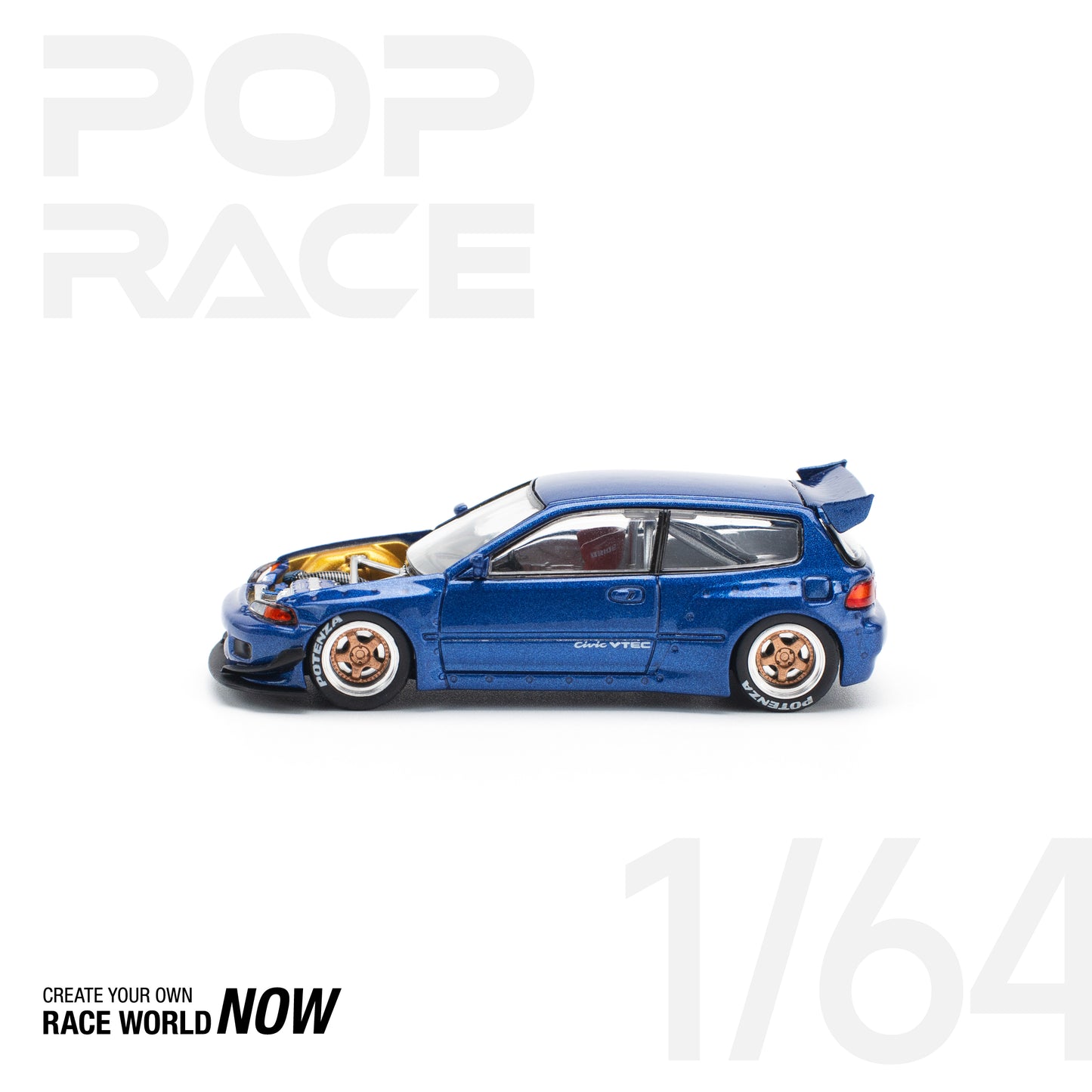 Pop Race PR64-174 Pandem Honda Civic EG6