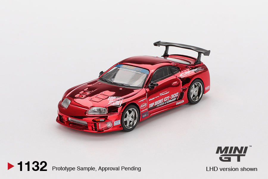 Toyota Supra (A80) Top Secret GT-300 Top Secret Red Chrome Mini GT