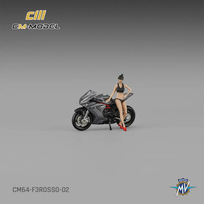 CM Model MV Agusta F3 Rosso Metallic Gray – CM64-F3Rosso-02