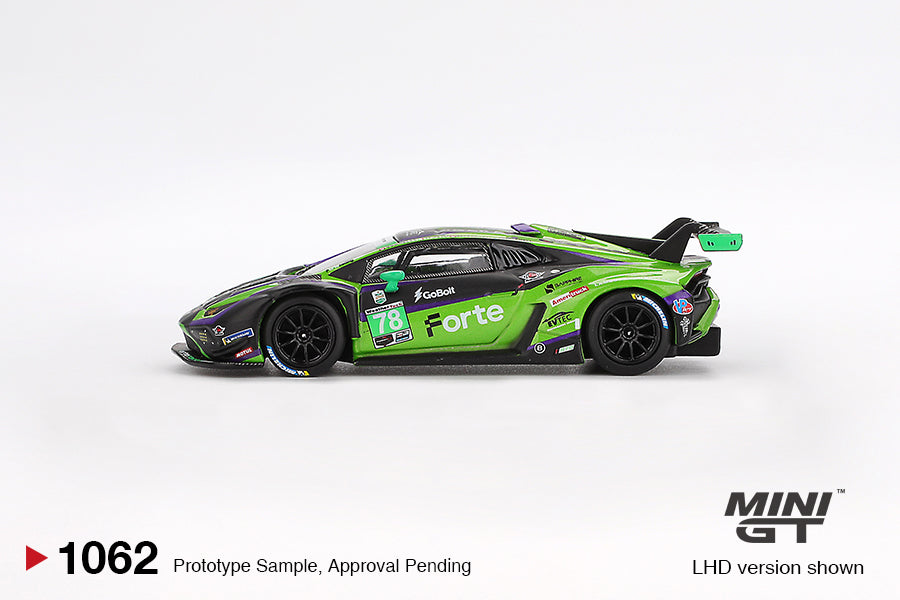 Lamborghini Huracan GT3 EVO2 #78 2024 IMSA Daytona 24 Hrs Forte Racing Mini GT