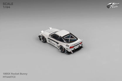 Micro Turbo Nissan 180SX Type X Rocket Bunny v2 White