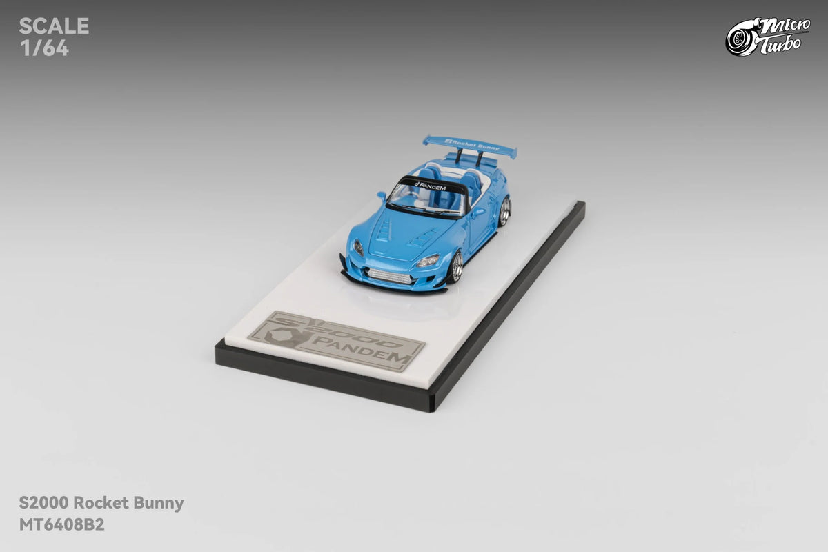 Micro Turbo Honda S2000 Pandem Rocket Bunny Blue