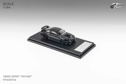 Micro Turbo 1:64 Custom Nissan 180SX MIYABI - Black