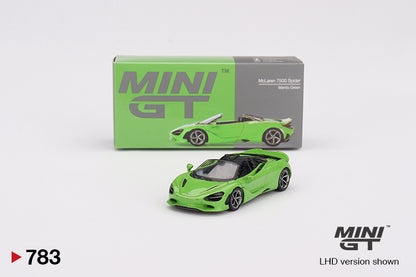 McLaren 750S Spider Mantis Green Mini GT