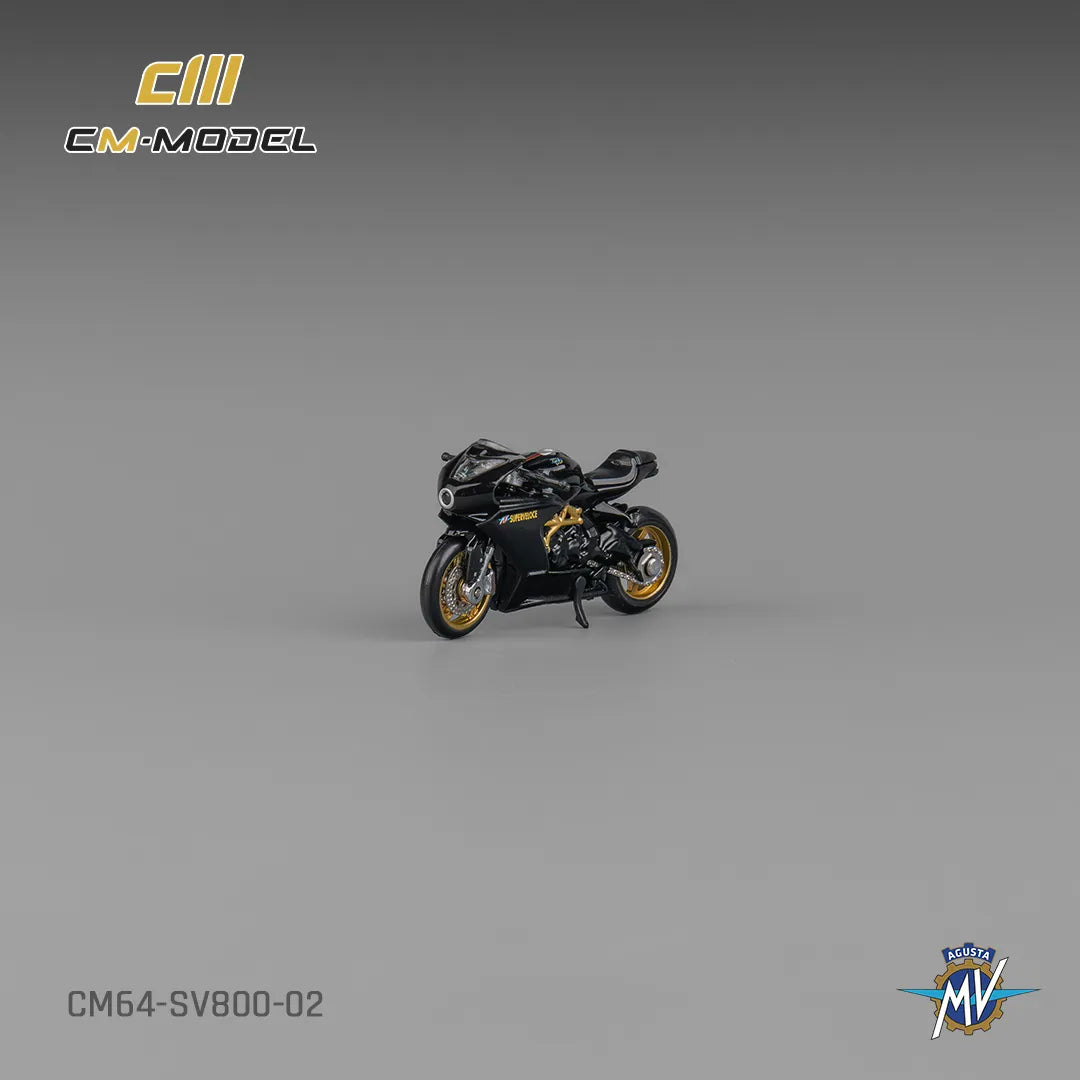 CM Model MV Agusta SV800 Black with Showgirl – CM64-SV800-02