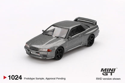 Nissan Skyline GT-R NISMO BNR32 CRS Version Dark Metal Gray Mini GT