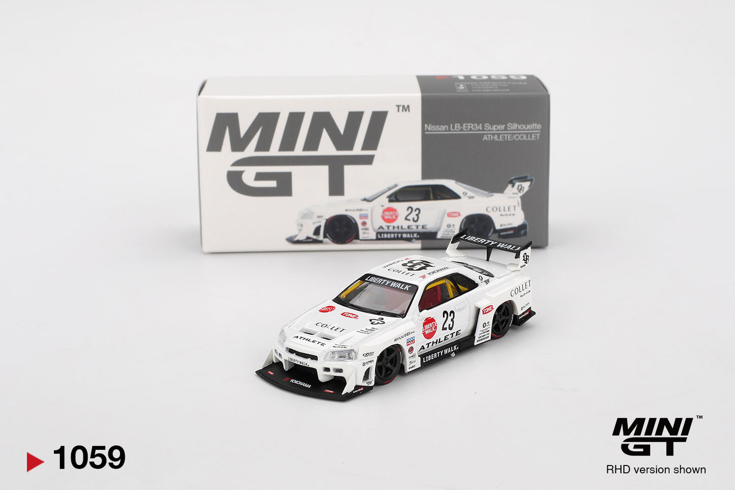Nissan LB-ER34 Super Silhouette ATHLETE/COLLET Mini GT