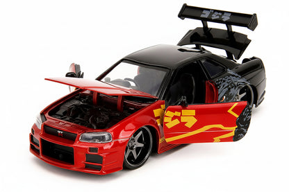 NISSAN SKYLINE GT-R R34 GODZILLA JADA 1:24