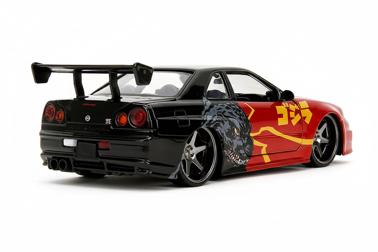 NISSAN SKYLINE GT-R R34 GODZILLA JADA 1:24