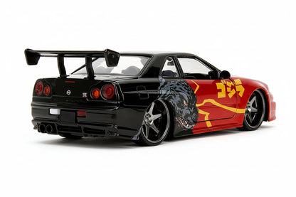 NISSAN SKYLINE GT-R R34 GODZILLA JADA 1:24