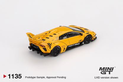 Lamborghini LB-Silhouette WORKS MURCIELAGO GT Evo Yellow Mini GT