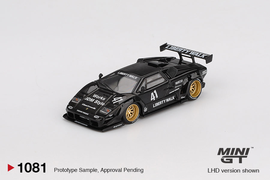Lamborghini Countach LB-WORKS Black Mini GT