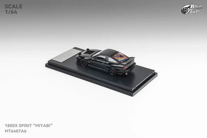 Micro Turbo 1:64 Custom Nissan 180SX MIYABI - Black
