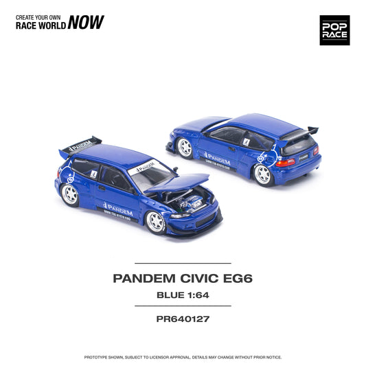 POP RACE PR64-127 PANDEM HONDA CIVIC EG6.