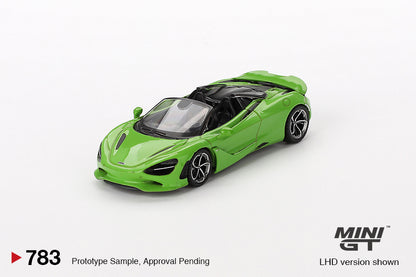 McLaren 750S Spider Mantis Green Mini GT