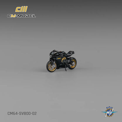 CM Model MV Agusta SV800 Black with Showgirl – CM64-SV800-02