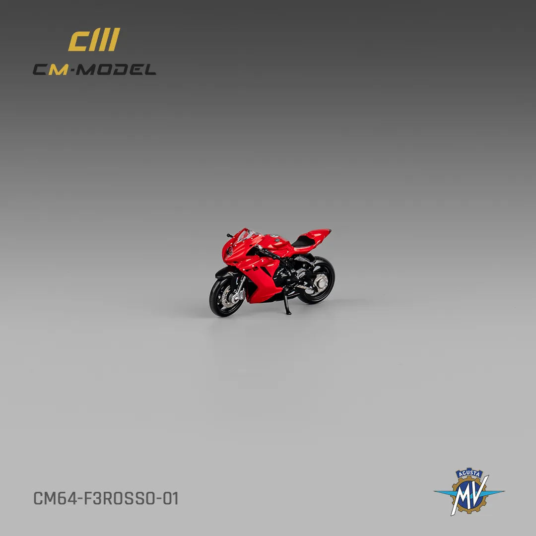 CM Model MV Agusta F3 Rosso Red With Showgirl – CM64-F3Rosso-01