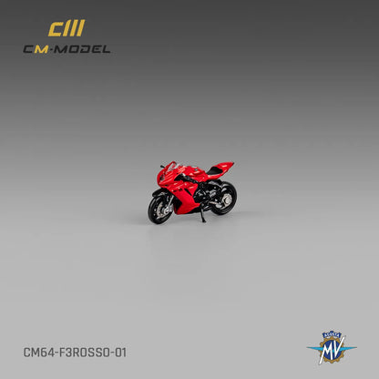 CM Model MV Agusta F3 Rosso Red With Showgirl – CM64-F3Rosso-01