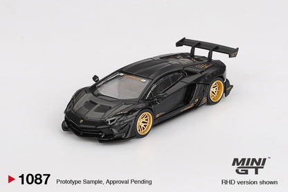 LB★WORKS Lamborghini Aventador Limited Edition Matte Black Mini GT