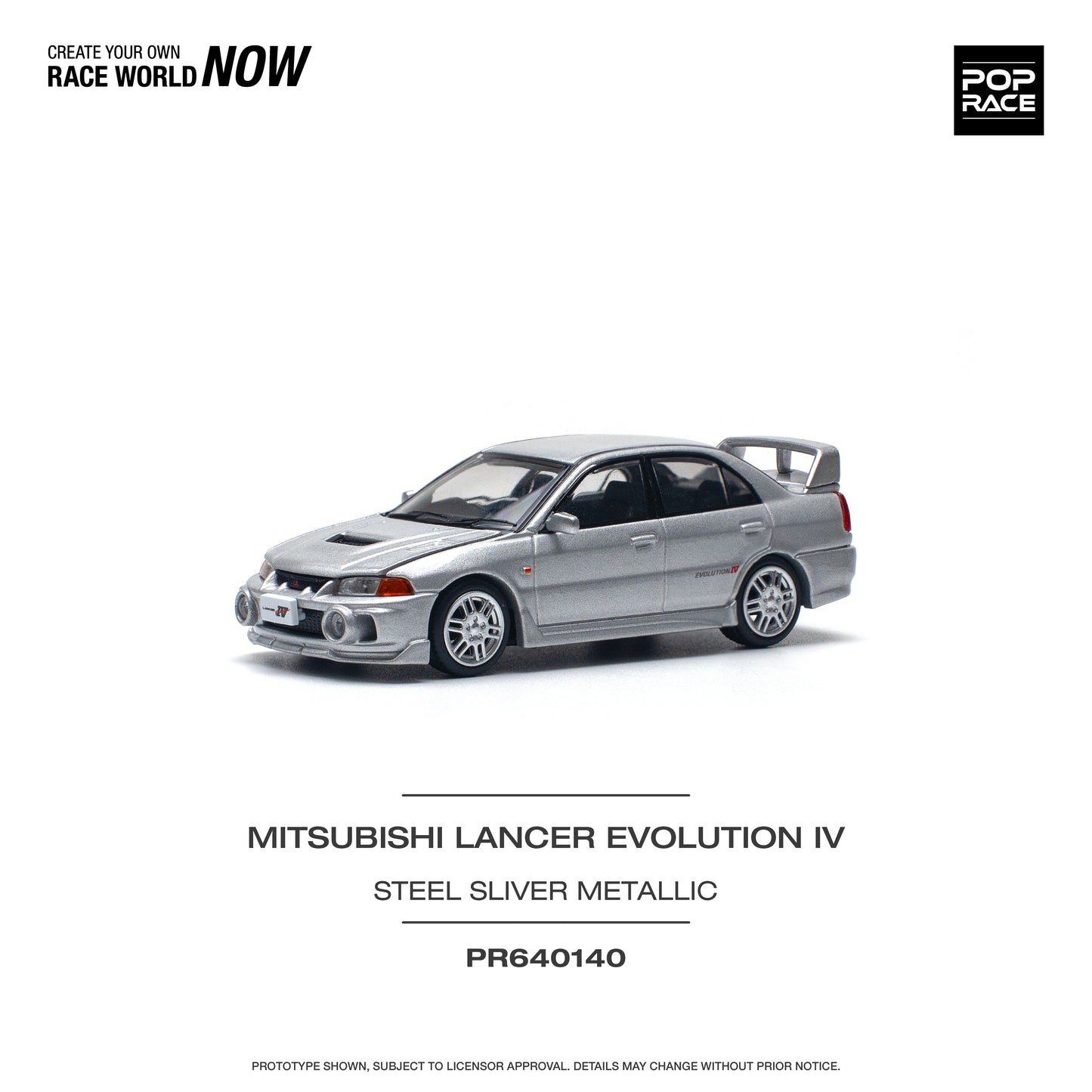 POP RACE PR64-140 Mitsubishi Lancer Evolution IV
