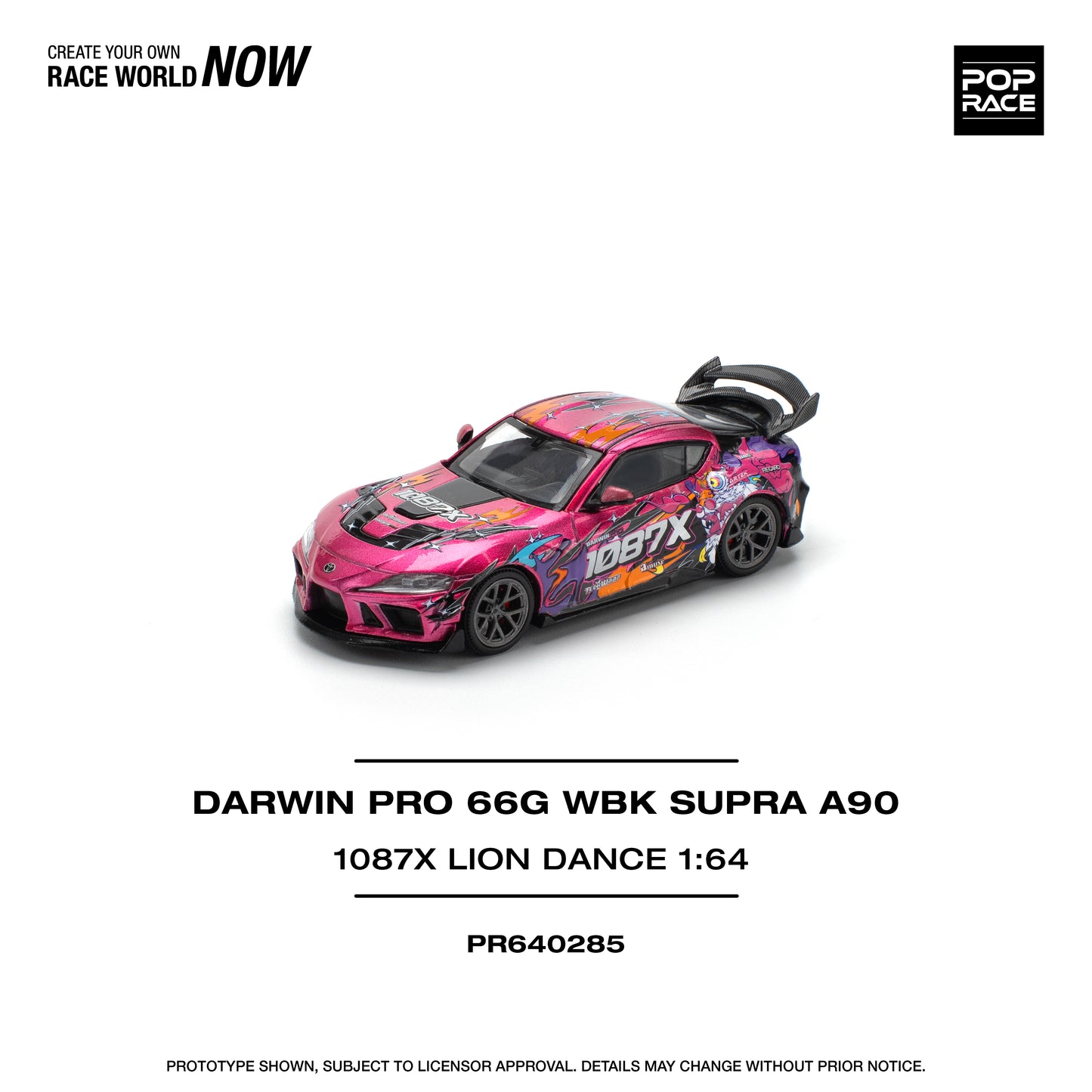 POP RACE PR64-285 DARWINPRO 66G WBK SUPRA
