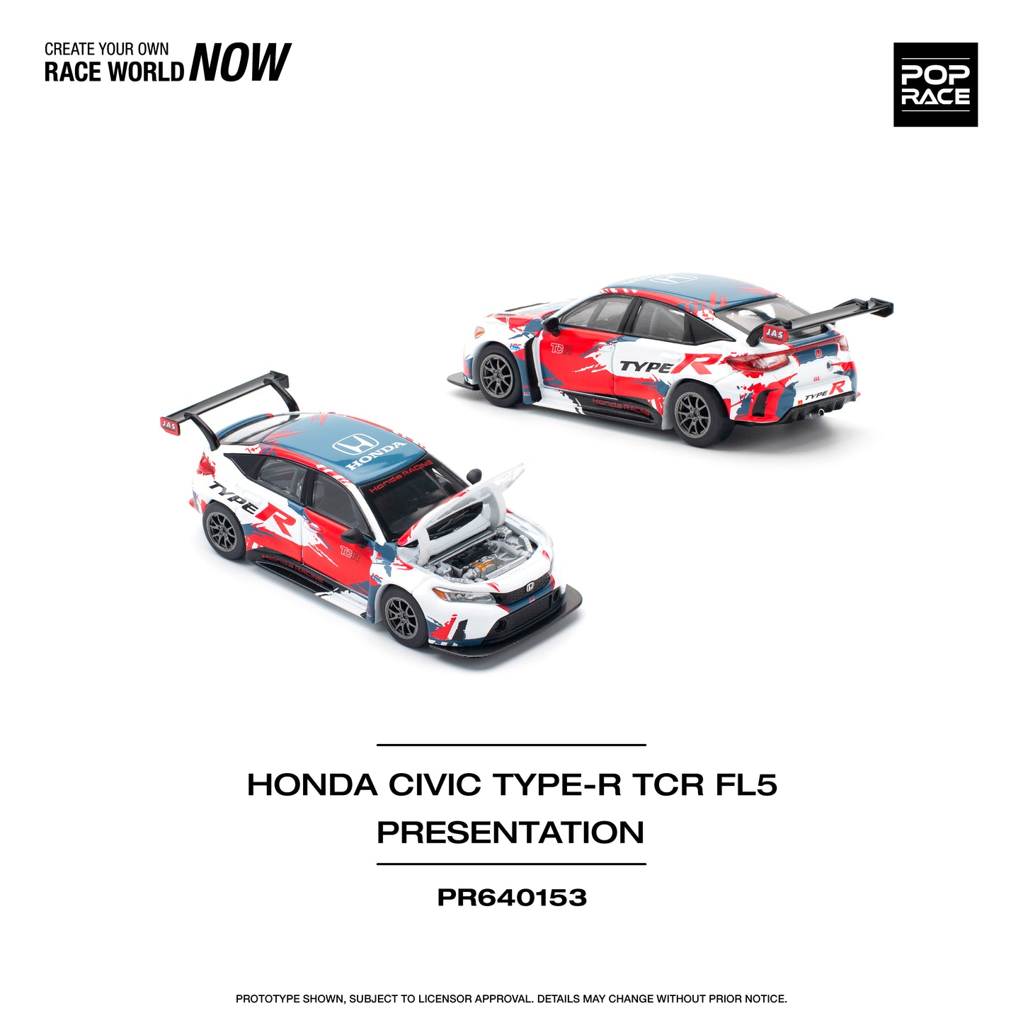 Pop Race PR64-153 Honda Civic Type R TCR