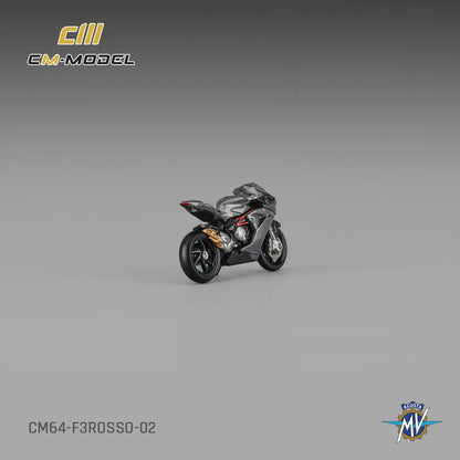 CM Model MV Agusta F3 Rosso Metallic Gray – CM64-F3Rosso-02