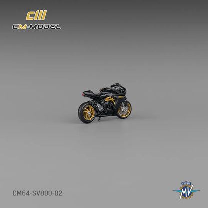 CM Model MV Agusta SV800 Black with Showgirl – CM64-SV800-02