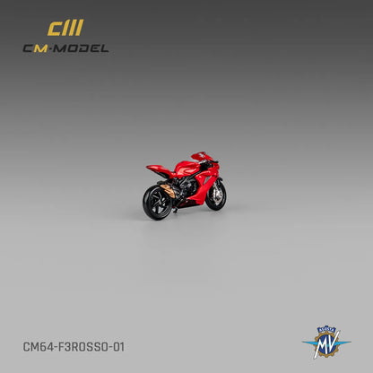 CM Model MV Agusta F3 Rosso Red With Showgirl – CM64-F3Rosso-01