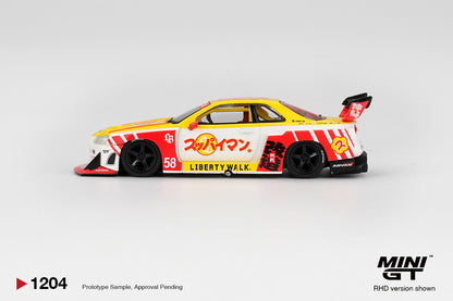 Nissan LB-ER34 Super Silhouette SKYLINE Suppaiman Okinawa Mini GT