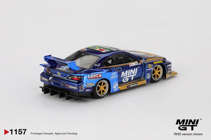 Nissan Silvia (S15) LB-Super Silhouette #555 Team MINI GT Liberty Walk 2025 Formula Drift Mini GT