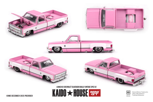 Chevrolet Silverado Dually Vintage Spec V2 Kaido House //243 1:64 scale