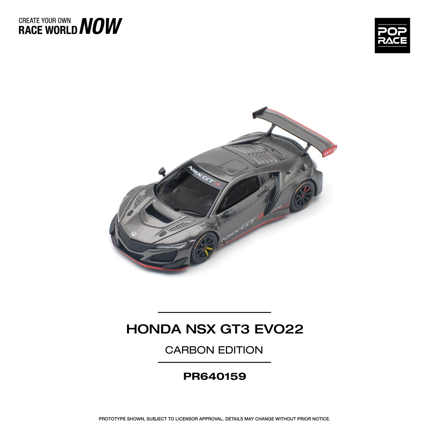 Pop Race PR64-159 Honda NSX GT3 EVO22