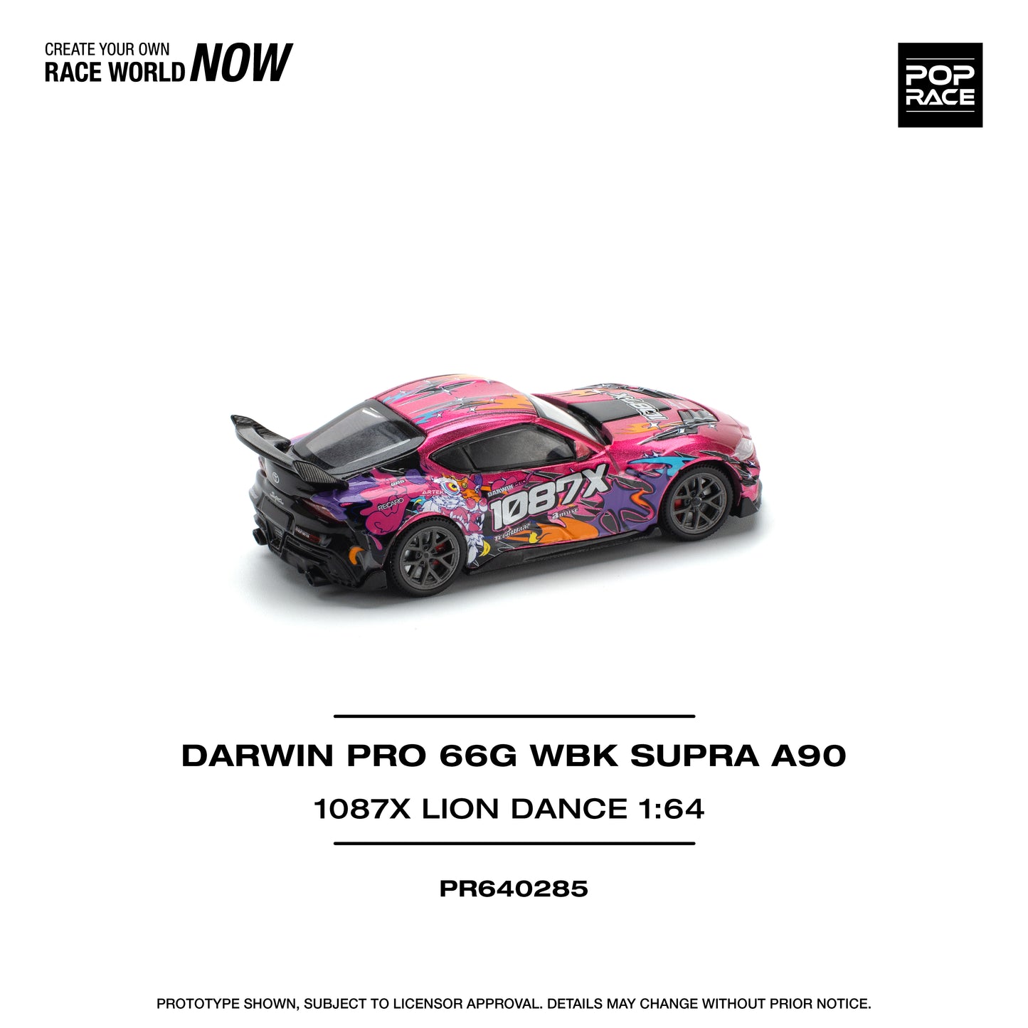 POP RACE PR64-285 DARWINPRO 66G WBK SUPRA