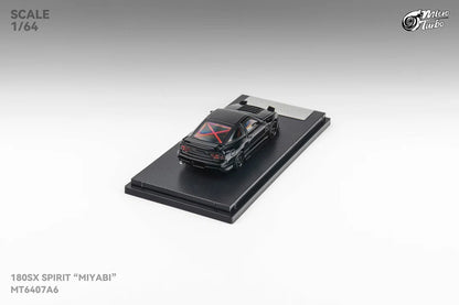 Micro Turbo 1:64 Custom Nissan 180SX MIYABI - Black