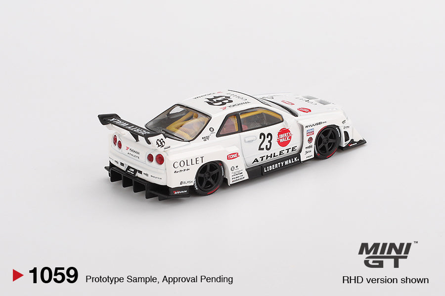 Nissan LB-ER34 Super Silhouette ATHLETE/COLLET Mini GT