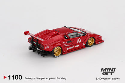 Lamborghini Countach LB-WORKS Red Mini GT