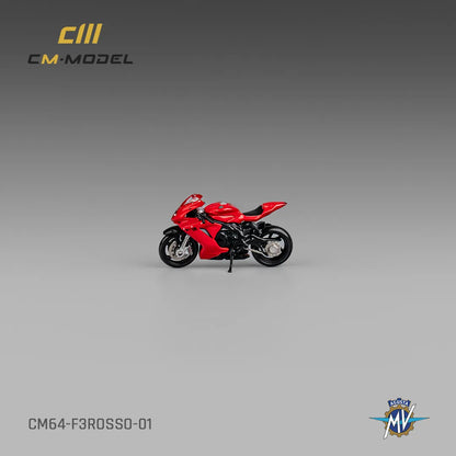 CM Model MV Agusta F3 Rosso Red With Showgirl – CM64-F3Rosso-01