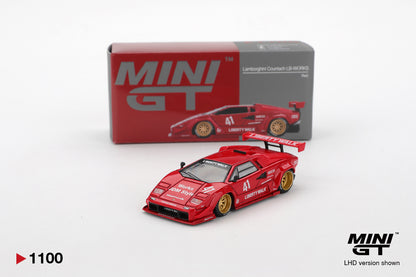 Lamborghini Countach LB-WORKS Red Mini GT
