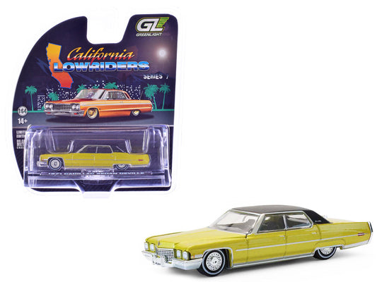 GREENLIGHT California LOWRIDERS 1971 CADILLAC SEDAN DEVILLE