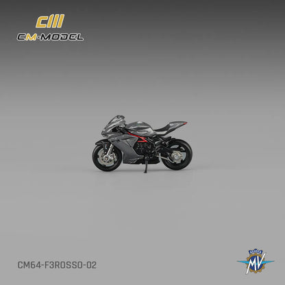CM Model MV Agusta F3 Rosso Metallic Gray – CM64-F3Rosso-02