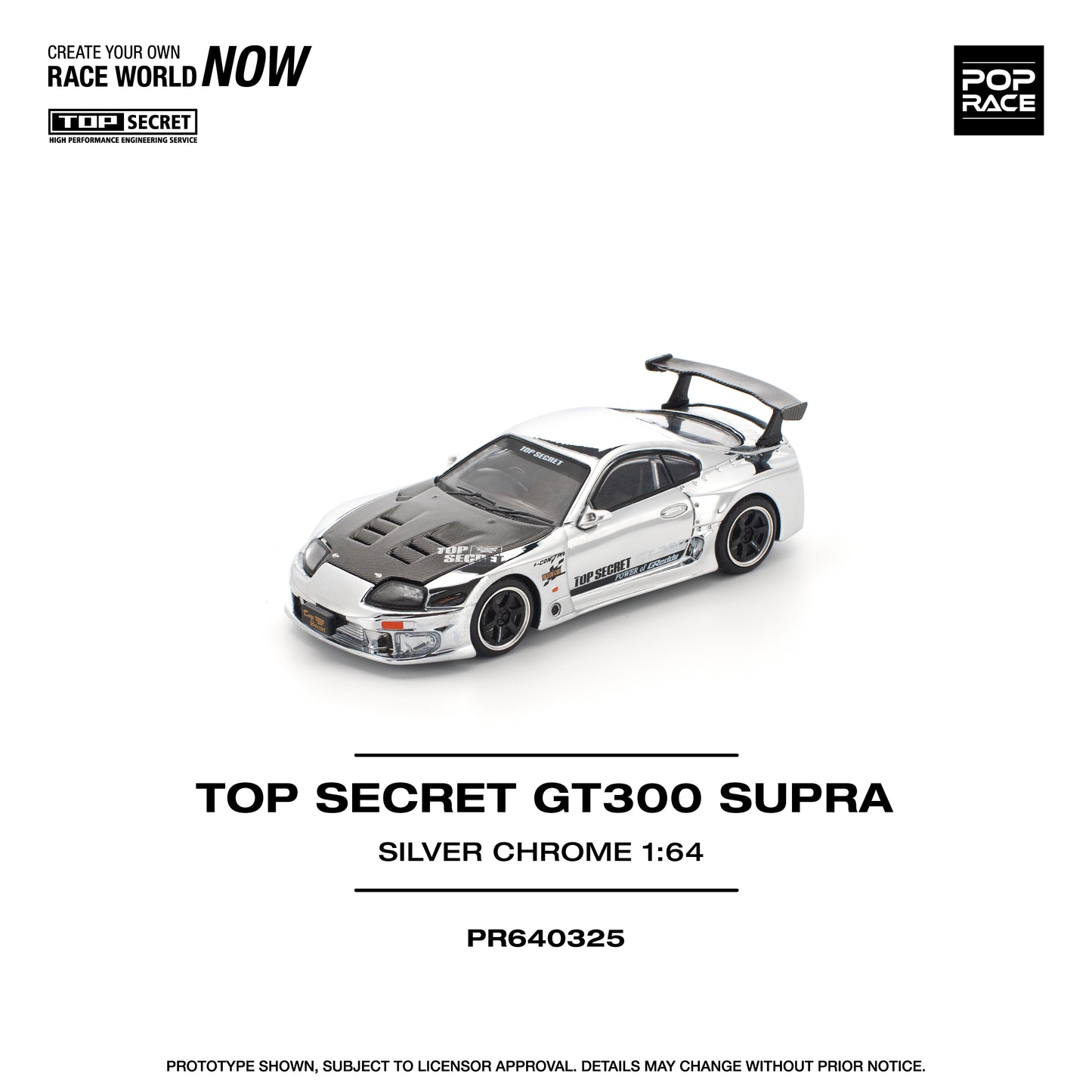 POP RACE PR64-325 TOP SECRET GT300 SUPRA