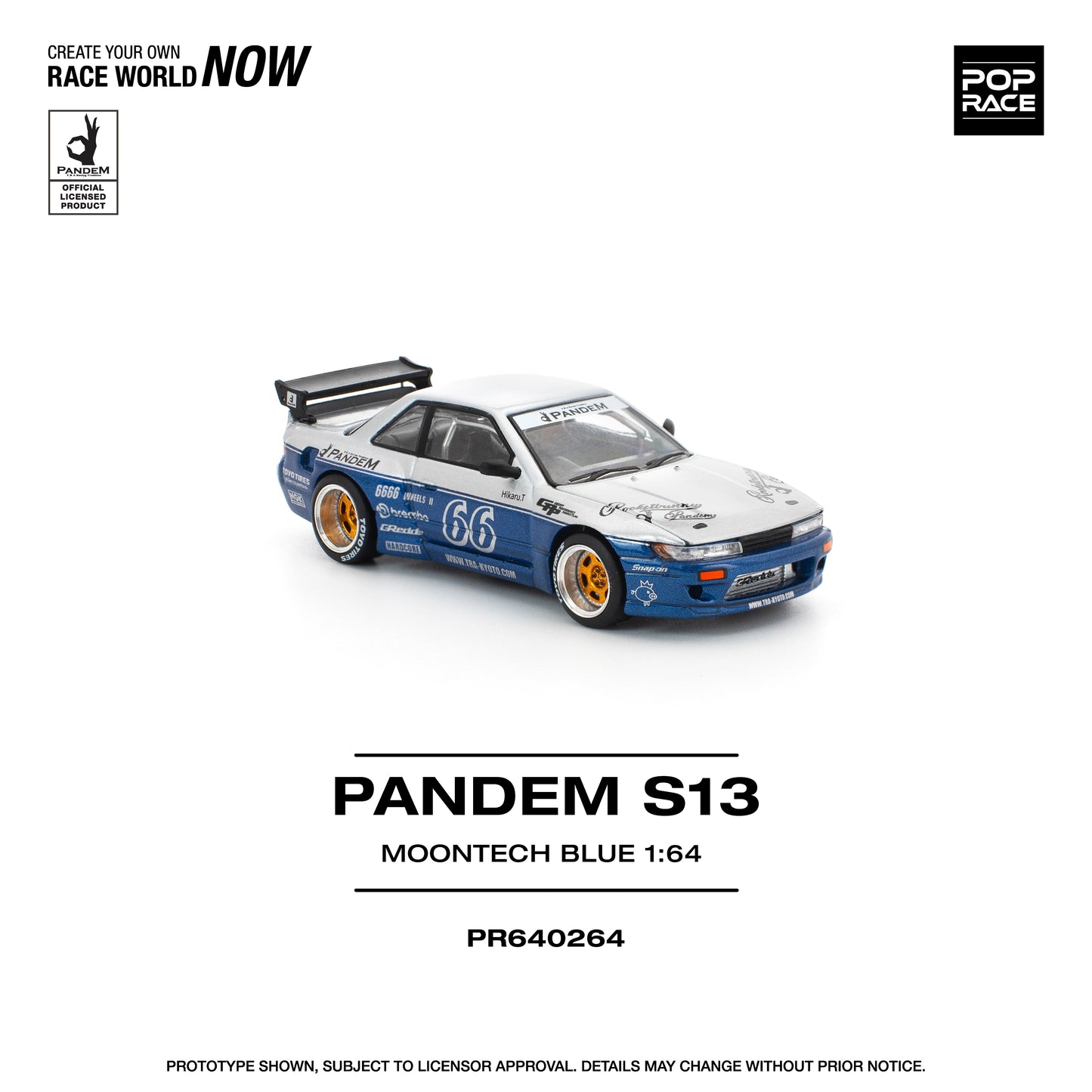 Pop Race PR64-264 Pandem Nissan Silvia S13
