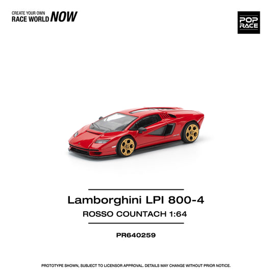 Pop race PR64-259 Lamborghini Countach LPI 800-4