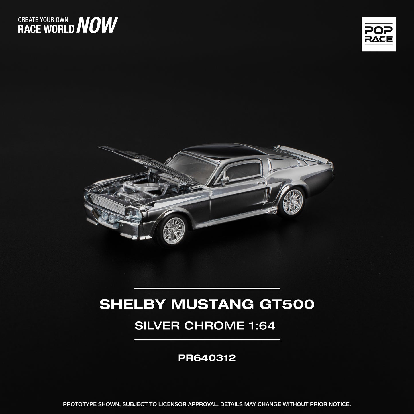 POP RACE PR64-312 SHELBY MUSTANG GT500