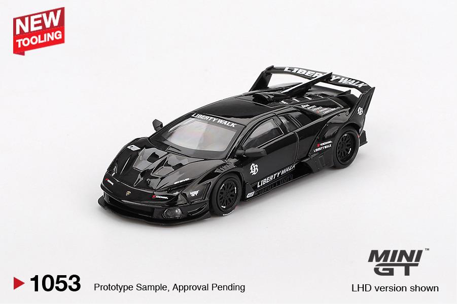 Lamborghini LB-Silhouette WORKS MURCIELAGO GT Evo Black Mini GT