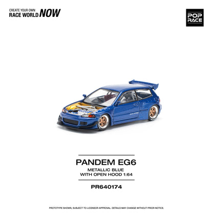 Pop Race PR64-174 Pandem Honda Civic EG6