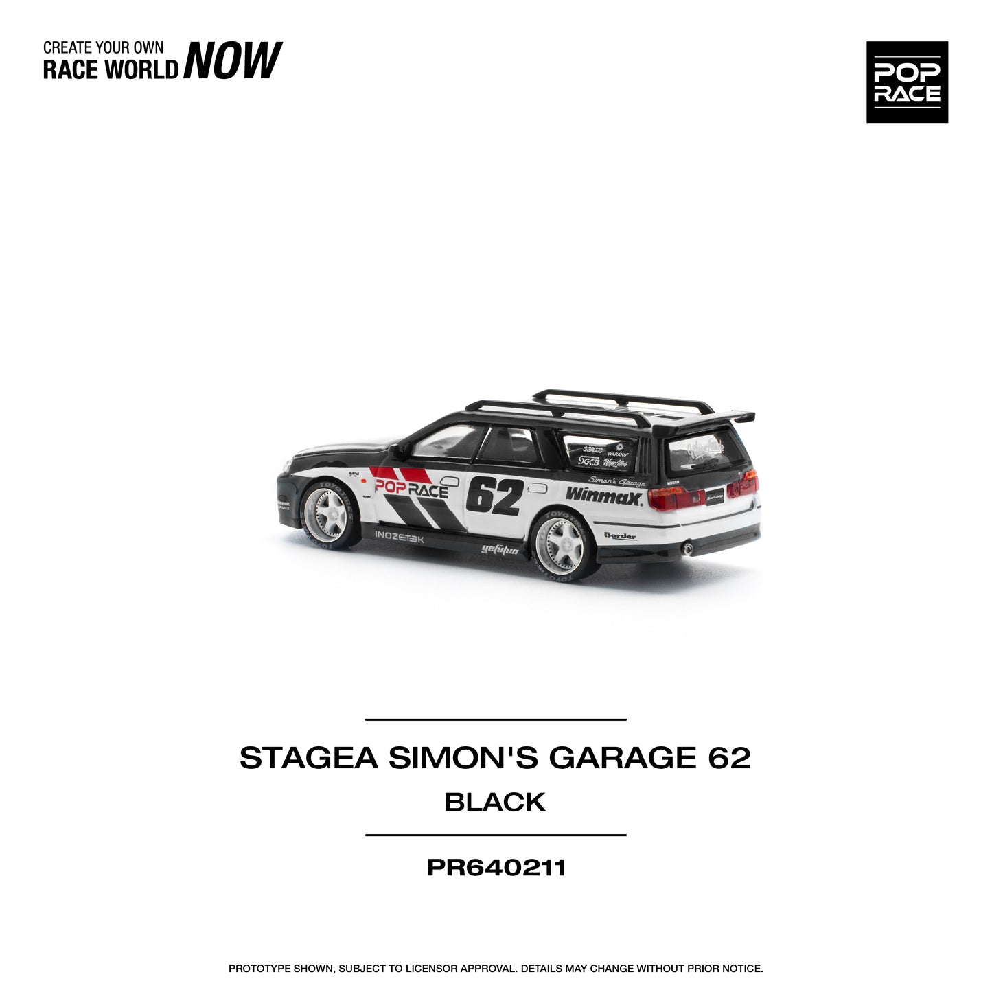Pop Race PR64-211 Stagea R34 Wagon